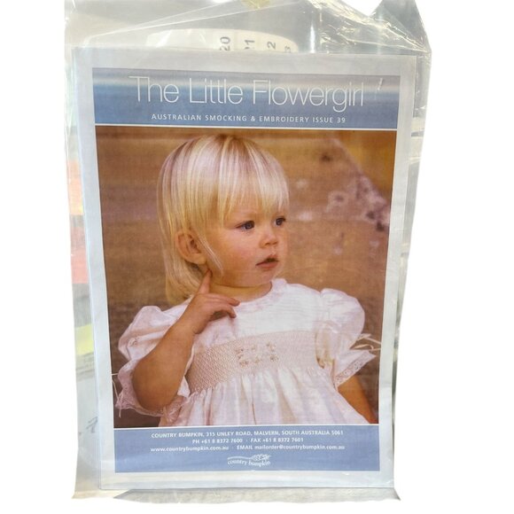 The Little Flowergirl Australian Smocking & Embroidery From Issue 39 Magazine - Picture 3 of 3